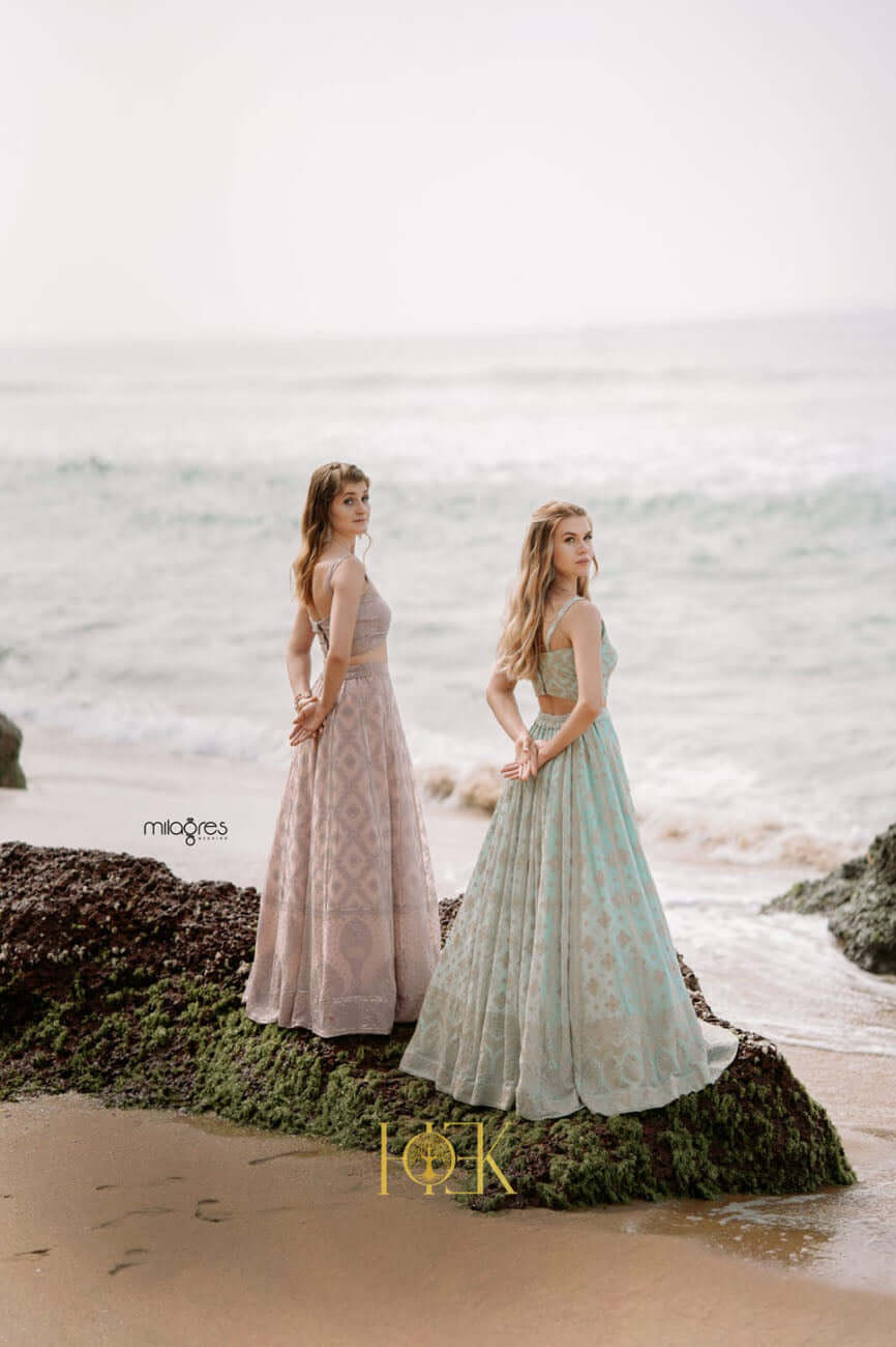 ChikaNkari partywear Lehenga